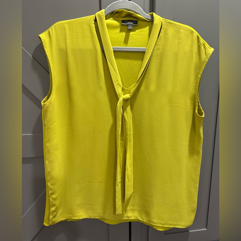 The Limited Collection - Lime/yellow Sleeveless Blouse